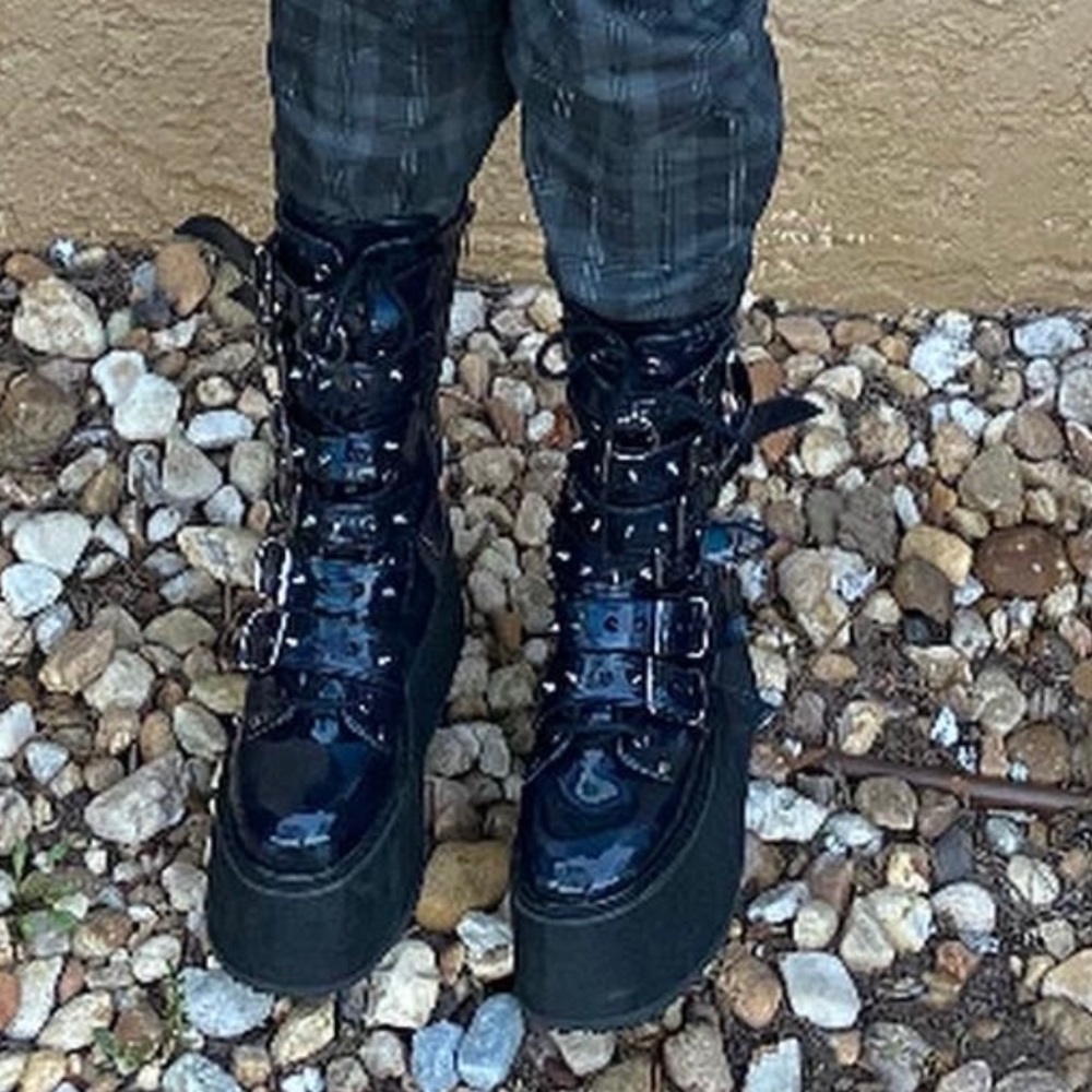 Size 7 Demonia Platform Boots